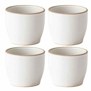 Copo de Cerâmica Kinto NORI 4 unidades x 200 ml | Elegância e qualidade para desfrutar as suas bebidas favoritas. Compre online!