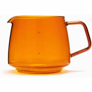 Frascos de vidro âmbar Kinto Sépia para armazenamento elegante em casa. Alia qualidade e estilo. Ideal para a sua cozinha!