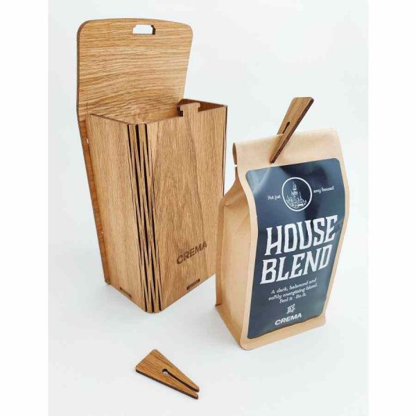 Delicie-se com o café premium da KOLO Design x Crema House Blend 250g. Aromático e saboroso para os apreciadores de café.