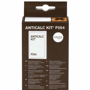 Agente descalcificante Krups F054, 2 peças - Elimine calcário e prolongue a vida útil da sua máquina de café com este produto de qualidade premium. Proteja o seu investimento!