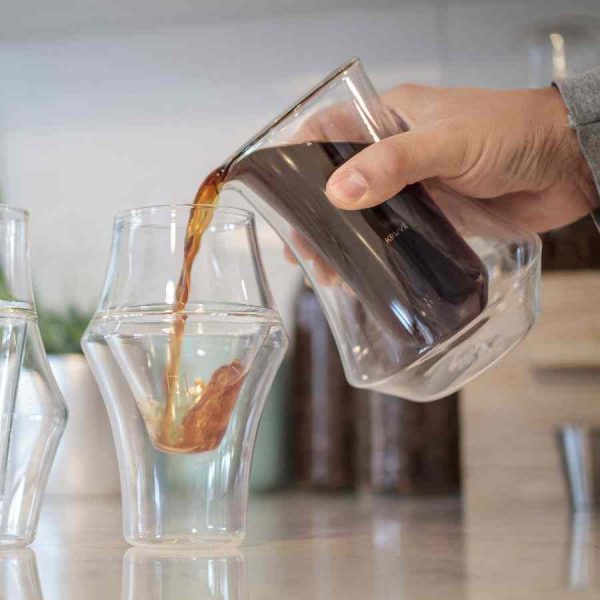 Jarra de café Kruve EQ Piqué 300 ml - Design elegante para um café perfeito. Ideal para apreciar o melhor sabor em casa. Compre já!