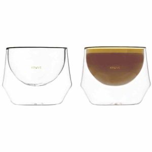Conjunto de Copos de Leite Kruve Imagine, 2 peças - Elegância e qualidade para suas bebidas favoritas. Ideal para presentear!