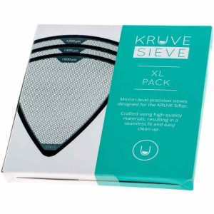 Conjunto de 3 peneiras Kruve Sieve XL Pack para café - Qualidade premium para aperfeiçoar sua experiência de degustação.