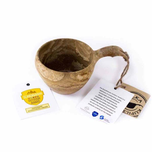 Copo exterior 2 em 1 Kupilka 37, 370 ml, Marrom: durável e ecológico para atividades ao ar livre. Compre agora e desfrute da qualidade!