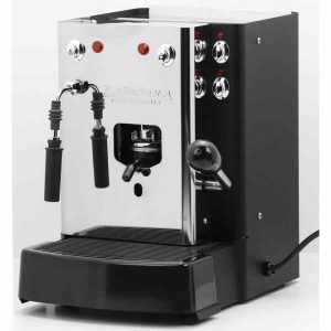 Máquina de café La Piccola Sara Vapore em aço inoxidável para cápsulas E.S.E. de alta qualidade. Desfrute de um café perfeito em casa!