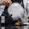 Sino de vidro Lacor para fumador de alimentos de 22 cm - Acabamento premium para um sabor autêntico! Ideal para defumar carnes e vegetais. Transforme cada refeição numa experiência gourmet.