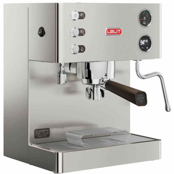 Máquina de café expresso Lelit Elizabeth PL92T versão 3, design elegante e alta performance para o café perfeito em casa.
