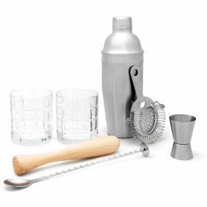Conjunto de bar Leopold Vienna de 7 peças - Kit premium para bar, elegância e sofisticação em casa. Compre online!