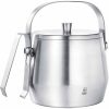 Recipiente de gelo Leopold Vienna 1 l + pinça e tampa para gelo cristalino em grande estilo para desfrutar das suas bebidas - Compre Agora!