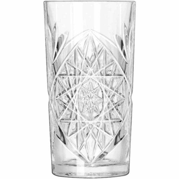 Copos de Vidro Libbey Hobstar Cooler de 470 ml - Design sofisticado e elegante para desfrutar das suas bebidas favoritas. Ideal para eventos especiais.