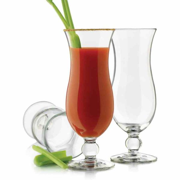 Copos de vidro de alta qualidade Libbey em forma de furacão, 444 ml, ideais para cocktails. Adicione elegância à sua mesa. Compre online!