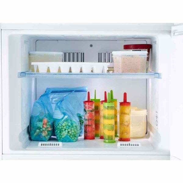Molde de frutas congeladas Lékué - Ferramenta culinária de alta qualidade para sobremesas saudáveis. Moldes práticos para congelar frutas frescas. Ideal para snacks.