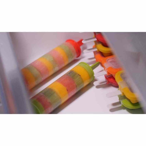 Molde de frutas congeladas Lékué: ideal para picolés saudáveis e refrescantes! Adquira já e surpreenda-se.