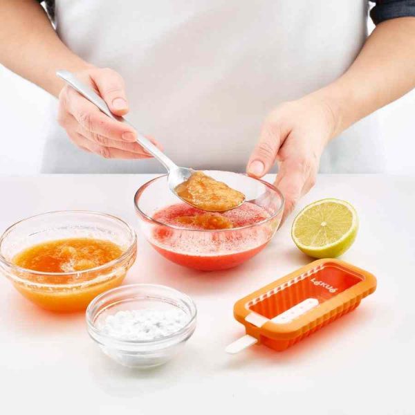 Forma icónica de gelado Twister Lékué para fazer gelados caseiros deliciosos. Ideal para o verão e momentos refrescantes. Compre já!