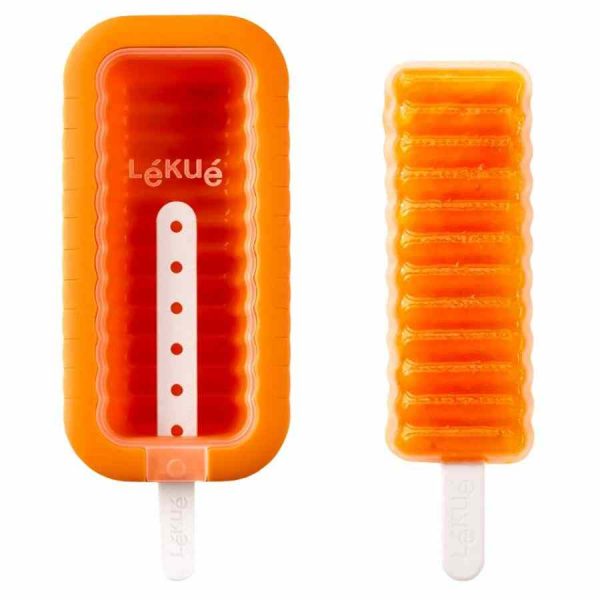 Forma de gelado Twister Lékué - Desfrute de verões frescos com esta forma icónica para fazer gelados. Ideal para receitas criativas!