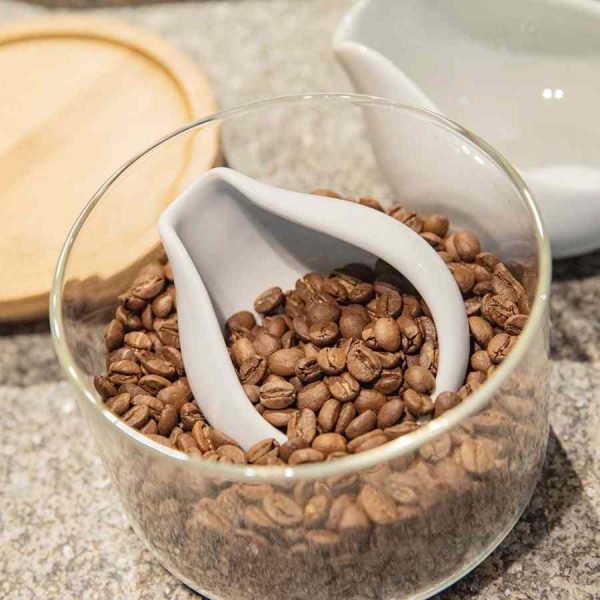 Conjunto de 2 Bandejas Dosadoras de Feijão Loveramics para Organização de Cozinha. Ideal para dispensar feijão com precisão. Qualidade premium.
