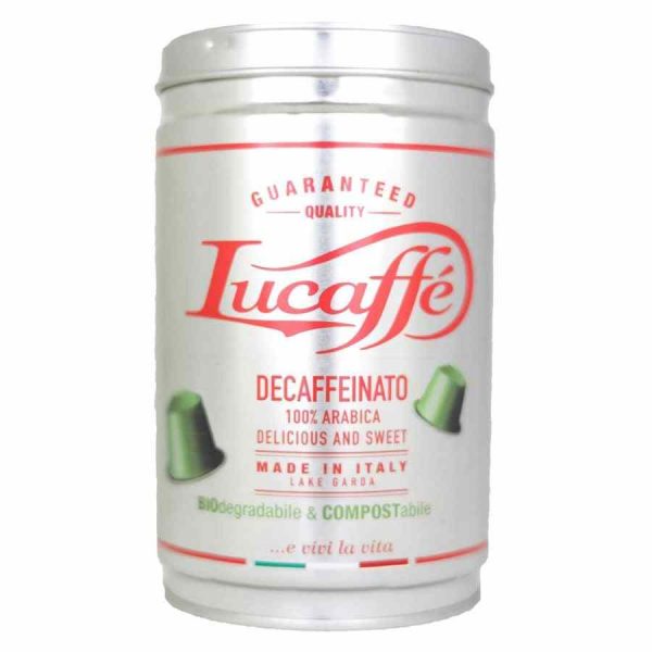 Cápsulas de café biodegradáveis Lucaffé Decaf, compatíveis com Nespresso, embalagem com 22 unidades - Compre online!