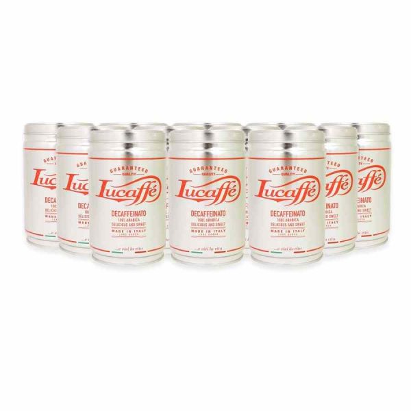 Café Descafeinado Lucaffé Decaffeinato - Aroma rico e delicioso sem cafeína para desfrutar a qualquer hora. Compre online agora!