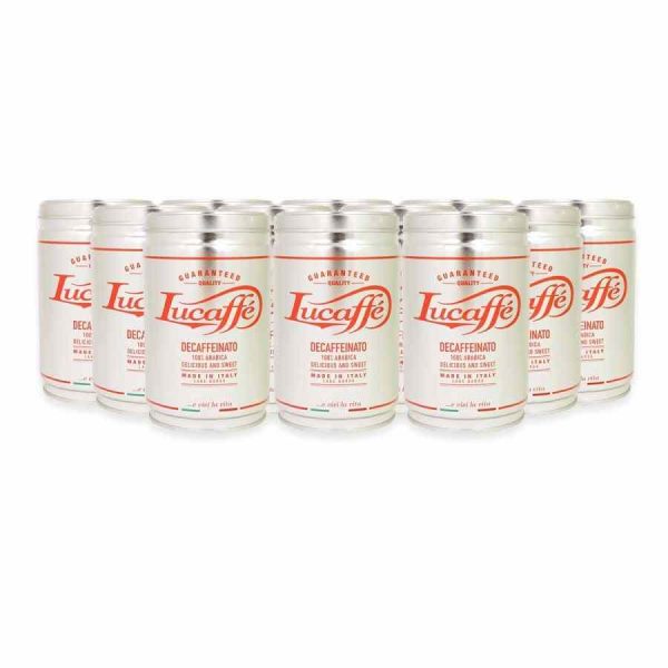 Delicie-se com o Café Descafeinado Lucaffé Decaffeinato de alta qualidade - o seu go-to para momentos de puro prazer sem cafeína! Compre agora online.