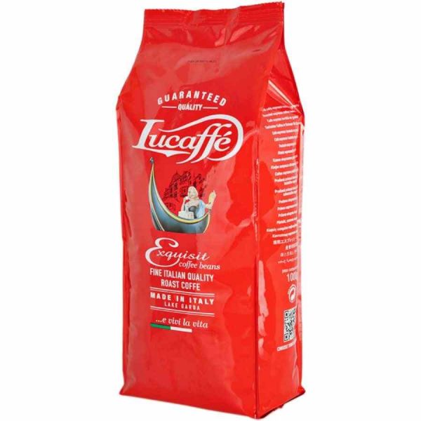 Café Lucaffé Exquisit 1 kg - Grãos de Café de Excelência para seu Paladar Perfeito. Aproveite o Melhor Café em Portugal!