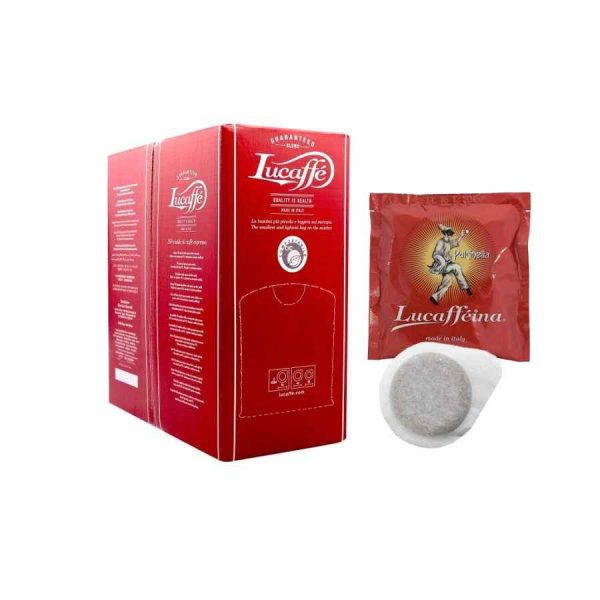 Cápsulas de café expresso Lucaffé Pulcinella E.S.E. - Desfrute do melhor café em casa. Compatível com máquinas de café expresso. Peça já!