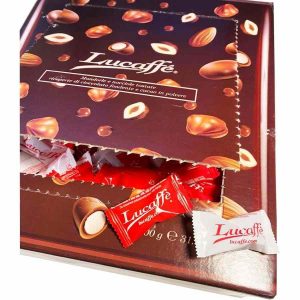 Lucaffé Chocolate Torrado, Amêndoas e Avelãs 900 g - Delicioso café premium com sabor a chocolate, amêndoas e avelãs. Aproveite a qualidade suprema!