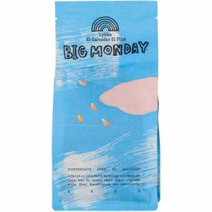 Café de alta qualidade Happy Big Monday El Salvador 250 g - aroma intenso e sabor excepcional em grãos. Compre online agora!