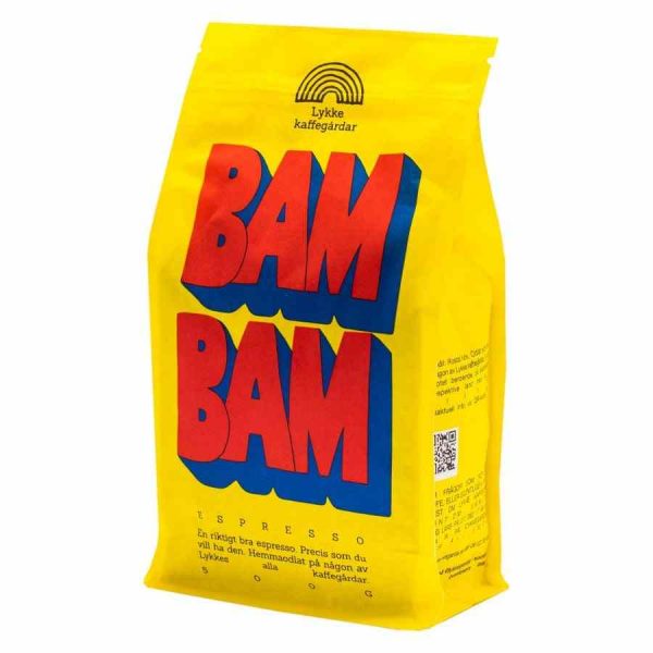 Café em grãos de alta qualidade Lykke Espresso BAM BAM 500 g - Compre online! Aprecie o melhor café em grãos no conforto da sua casa.