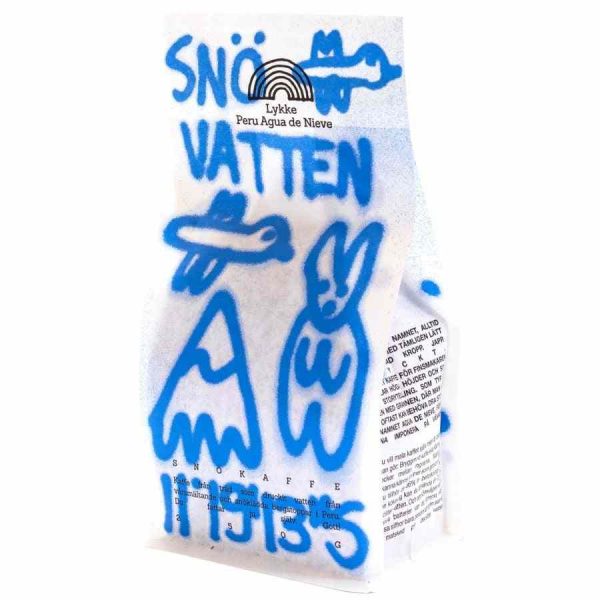 Café peruano de alta qualidade Lykke Snövatten em grãos de 250 g - Compre online agora!