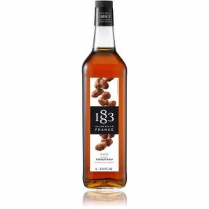 Xarope de Amendoim Caramelizado Maison Routin 1883, 1000 ml - Delicioso e autêntico xarope de amendoim para os seus drinks e sobremesas favoritos!