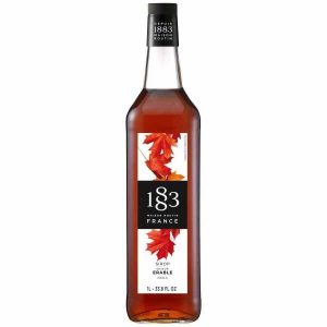 Xarope de Bordo Maison Routin 1883 de alta qualidade em garrafa de 1000 ml - Delicie-se com o sabor autêntico do xarope de bordo. Ideal para cocktails e sobremesas gourmet. Compre online!
