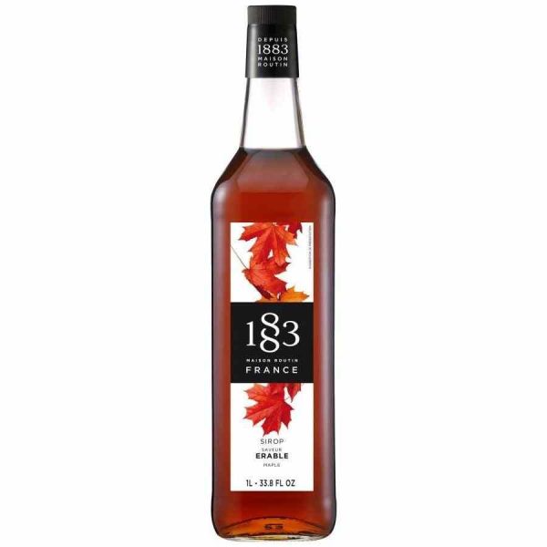 Xarope de Bordo Maison Routin 1883 de alta qualidade em garrafa de 1000 ml - Delicie-se com o sabor autêntico do xarope de bordo. Ideal para cocktails e sobremesas gourmet. Compre online!