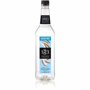 Xarope de coco sem açúcar Maison Routin 1883 - 1000 ml, opção saudável e saborosa para suas bebidas. Compre online agora!