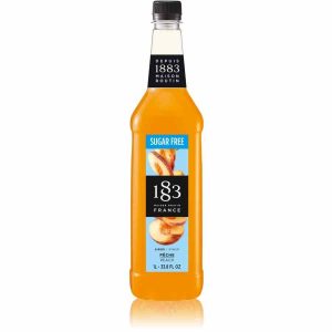 Xarope de pêssego sem açúcar Maison Routin 1883 de 1000 ml - Delicie-se sem culpa com este produto de qualidade premium!