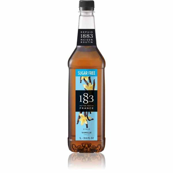 Xarope de Baunilha sem Açúcar Maison Routin 1883 de 1000 ml - Delicioso e Aromático, Perfeito para Adoçar Com Qualidade!