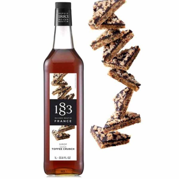 Xarope Crocante de Caramelo Maison Routin 1883 de alta qualidade para drinks e sobremesas, 1000 ml - Compre online!