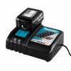 Carregador Makita DC18RC para baterias LTX® 14,4V e 18V: carregamento rápido e eficiente para suas ferramentas de alta qualidade. Compre já!