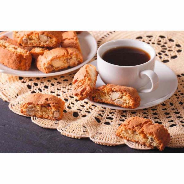 Biscoitos Cantuccini de Amêndoa da Matilde Vicenzi 225 g, para um sabor italiano autêntico. Delicie-se com a crocância destes biscoitos tradicionais!