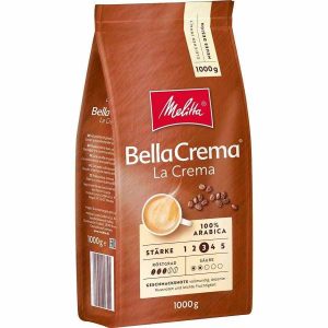Café em grãos Melitta BellaCrema La Crema 1 kg, aroma intenso e suave, perfeito para os amantes de café. Compre online agora!