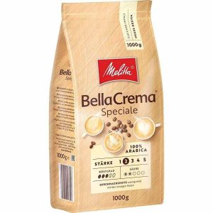 Melitta BellaCrema Speciale, café em grãos 1 kg, aroma intenso e delicioso para os amantes de café exigentes. Compre online agora!
