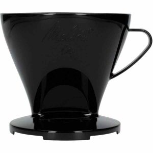 Filtro de Café Plástico Melitta Pour Over 1x4 - Sabor Excepcional e Prático - Preto. Ideal para seu café fresquinho! Compre Online.