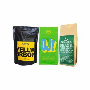 Café de especialidade do Brasil, torrado artesanalmente em grãos 750g. Aprecie o sabor requintado deste pacote da Micro Torrefação.