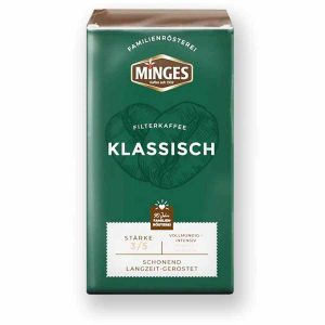 Minges Clássico 500 g Café Moído - Café moído de alta qualidade para apreciadores exigentes. Compre online agora!