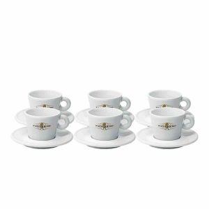 Copo Miscela d'Oro Cappuccino 200 ml - embalagem com 6, experiencie o sabor intenso do café italiano em casa. Embalagem econômica com 6 copos.