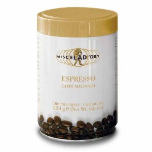 Café Miscela d'Oro Expresso em lata de 250g - Compre o melhor café online para um expresso intenso e delicioso. Entrega rápida e segura!