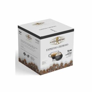 Cápsulas de café Miscela d'Oro Espresso Cremoso para Dolce Gusto - 16 unid. | Café gourmet de excelência para sua máquina Dolce Gusto.