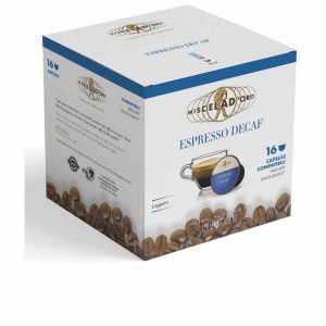 Cápsulas de café Miscela d'Oro Espresso Decaf compatíveis com Dolce Gusto®, 16 unidades - sabor intenso e descafeinado. Compre online!