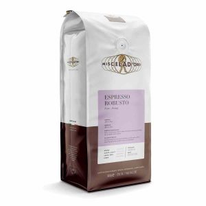 Café Miscela d'Oro Espresso Robusto 100% Robusta de alta qualidade para comprar online. Experimente este café encorpado e intenso!