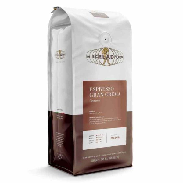 Café Miscela d'Oro Grande Creme - Aroma intenso para apreciadores de café exigentes. Compre online e saboreie a qualidade suprema.
