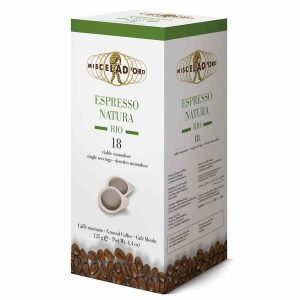 Venda online de Miscela d'Oro Natura E.S.E. Espresso Pods de alta qualidade para um café perfeito em cápsulas!